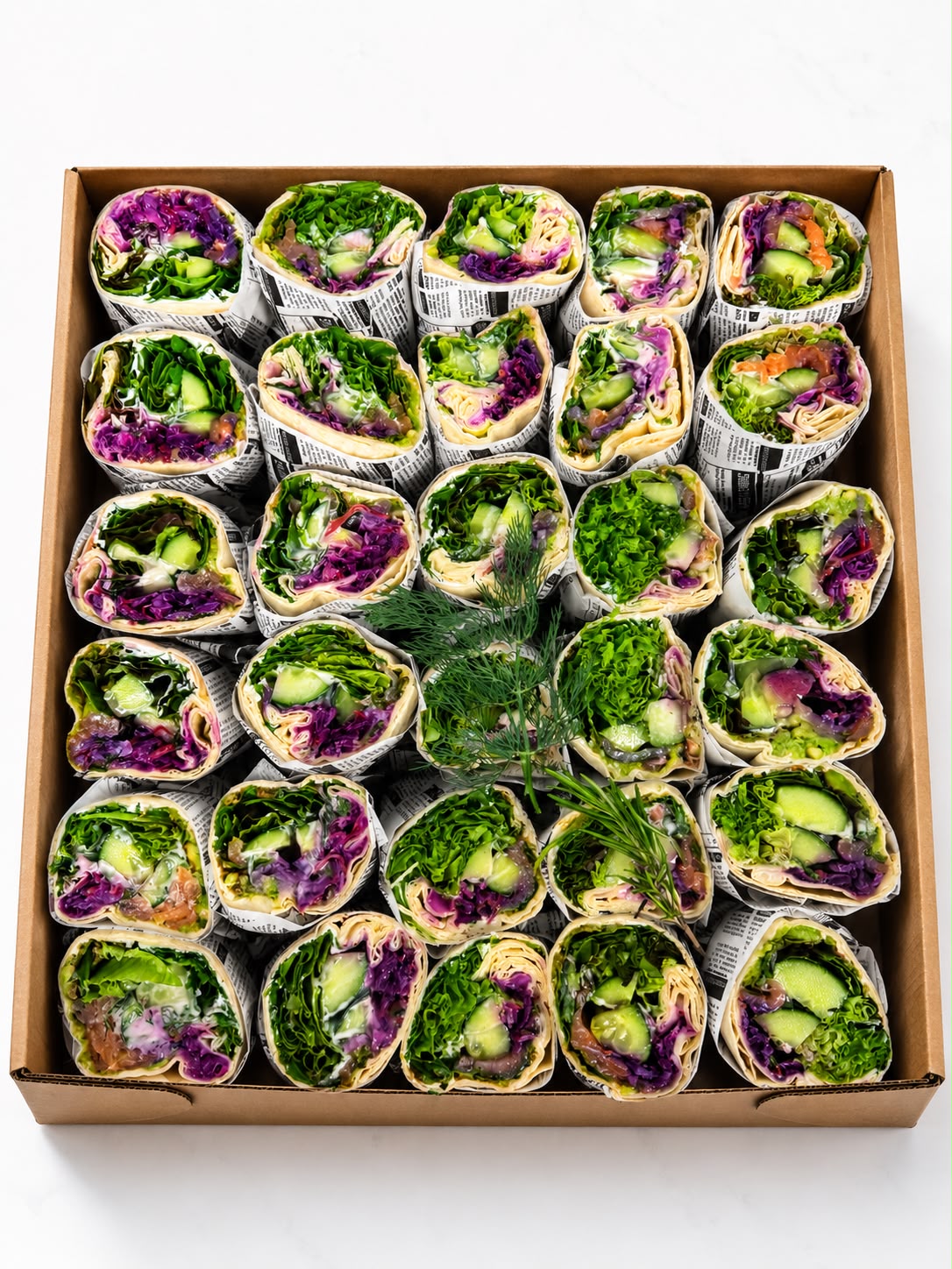Lachs Wraps Große Box – Bild 2
